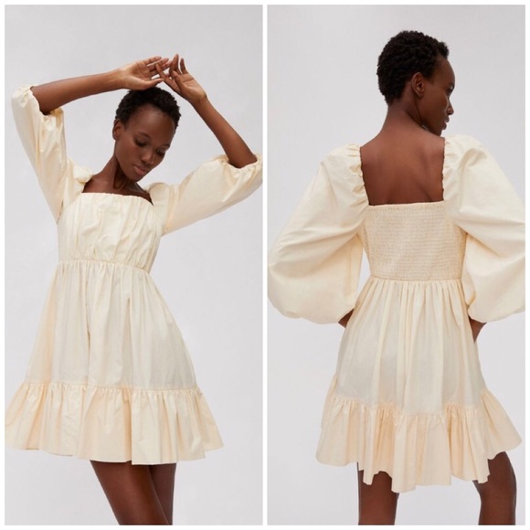 ANTHROPOLOGIE MARIA TUNIC DRESS IN IVORY - Picture 8 of 10